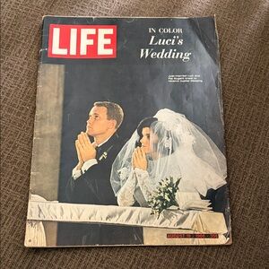 Vintage Life Magazine In Color - August 1966 - Luci & Pat Nugent Wedding Edition